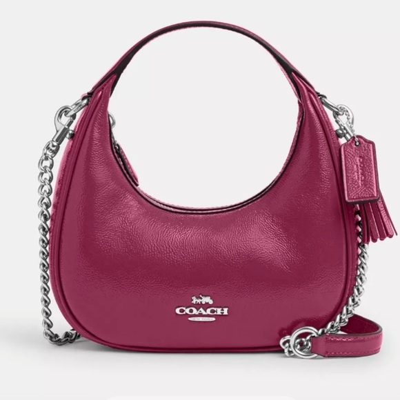 Coach Handbags - NWT Coach “Carmen” Mini Crinkled Leather Crossbody